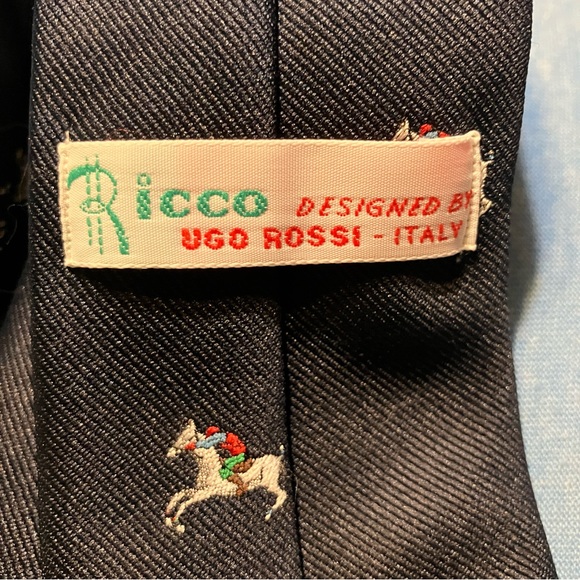 Western Equestrian Horse Themed Ties Set of Five (5) - Picture 12 of 12